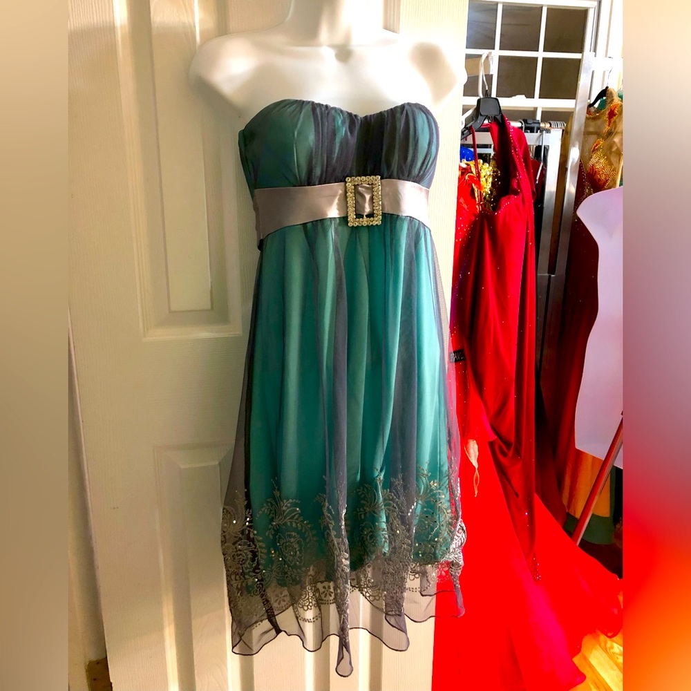 Strapless Cocktail Dress